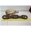 Image 6 : Battleship Anchor Chain & Antique Clipper Ship Pulleys