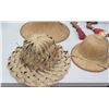 Image 2 : Qty 3 Hats - Lauhala, Straw & Safari Hat & 2 Dancing Girls Décor