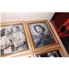 Image 8 : Qty 12 Framed Images - Bogart, Cagney, Saluting Girls, etc (some autographed)