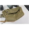Image 8 : Qty 2 Vintage Gas Masks -  577.5 FM & 332 Rams w/ Canvas Bag