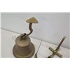 Image 11 : Qty 4 Bells - SS OHAU Stamped 1892, Pearl Harbor, 2000 & Hanging Bell