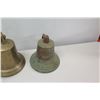 Image 2 : Qty 4 Bells - SS OHAU Stamped 1892, Pearl Harbor, 2000 & Hanging Bell