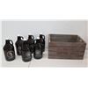 Image 1 : Qty 6 "Home of the Brave Beverage Company" Bottles & Ford Island Ferry Box