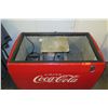 Image 2 : Vintage Coca-Cola Ice Cold Chest Cooler w/ Bottle Opener (missing top cover)  42"W x 28"D x 34"H