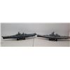 Image 1 : Qty 2 Model US Battleships - BB-63 Missouri & BB-62 New Jersey