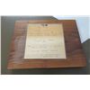 Image 3 : WWII Submarine Plaque - Sub Sunk at Kwajalein Atoll 1944