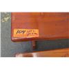 Image 17 : Solid Mahogany Picnic Table 6' L x 2' W & 2 Benches w/ Salute, Honor, Remember