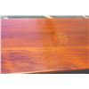 Image 4 : Solid Mahogany Picnic Table 6' L x 2' W & 2 Benches w/ Salute, Honor, Remember