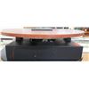 Image 2 : Round Wooden Mounted Rotating Table-Top