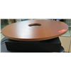 Image 2 : Round Wooden Mounted Rotating Table-Top