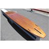 Image 25 : 10' Velzy Koa Veneer Custom One of a Kind Long Board Surfboard (some damage) 'Koa Surf Classic'