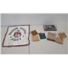 Image 1 : USN Pillow Sham, Pocket Guides, Fighter Jet in Glass Case, etc