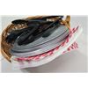 Image 3 : Basket w/ Round Strainers & Black Tongs