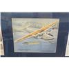 Image 3 : Framed 5-Section Collage - Pan Am Atlantic Flying Clipper 47" x 32"