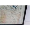 Image 2 : Framed Territory of Hawaii Topographic Map 25" x 20"