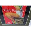 Image 2 : Framed "Home of the Brave Beverage Company" Pilot Pale Ale Print 18" x 23"