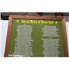 Image 2 : Tall Framed Hawaii Medal of Honor Roll Names 25" x 73"