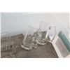 Image 2 : Qty 29 Clear 12-Ounce Beer Stein Mugs