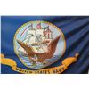 Image 2 : Blue United States Navy Flag on Flagpole