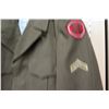 Image 2 : WWII Ike Jacket, 3rd Inf Div & 8th Army Patch, 18 Mo Overseas Bar (size 36L)