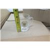 Image 3 : 2 Boxes (qty 288) Small 'Home of the Brave Brewseum' Glass Mugs, Approx. 3" Tall