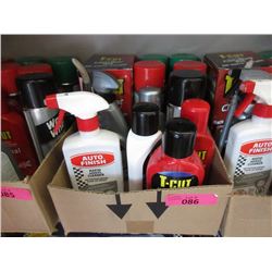 Box of Car Clean/Polish Kits