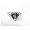 Image 1 : Certified Mystic Topaz & Diamond Solitaire Ring
