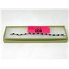 Image 2 : Certified Blue Sapphire & Diamond Tennis Bracelet