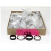 Image 1 : 25 Brand New Titanium Band Rings