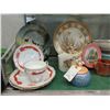 Image 2 : Shelf Lot of China, Porcelain and Glass