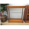 Image 1 : Small 3-Tier Teak Shelf - 12" x 32" x 35" tall