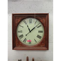 Large Ethan Allen Wall Clock - 26" x 26"