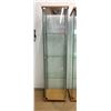 Image 1 : 4 Tier Glass Display Cabinet -14" x 16" x 64"