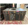 Image 1 : Vintage Shipping Trunk - 22" x 36" x 20" tall
