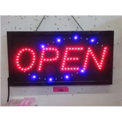 New LED Open Sign - 19" x 10"
