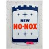 Image 1 : Metal "New No-Nox" Sign - 11" x 18".