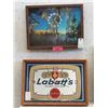Image 1 : 1 Labatt's & 1 Retro Wall Clock