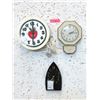 Image 1 : 3 Vintage Wall Clocks - Largest is 9.5" Round