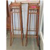 Image 1 : Pair of Bamboo Plant Stands -12" x 12" x 36" tall