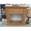 Image 1 : Oak Fireplace Surround - 16" x 49" x 43" tall