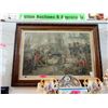 Image 1 : Wood Framed Antique "Hero of Trafalgar" Print