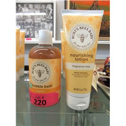 8 Burt's Bees Baby Bubble Bath & Lotion