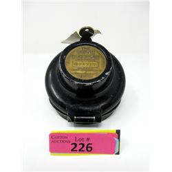 Vintage Service Recorder Truck Clock with Key
