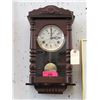 Image 1 : Carillon Wall Clock with Key - 16" x 10"