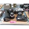 Image 1 : Prakitca & Minolta Camera with 3 Lenses