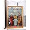 Image 1 : Vintage Framed Religious Print -28" x 20"