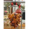 Image 1 : Vintage Acrylic Acorn Cluster Swag Lamp