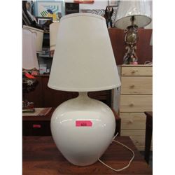 Large White Ceramic Lamp