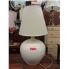 Image 1 : Large White Ceramic Lamp