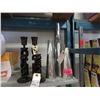 Image 1 : 7 Vases & Candleholders - Tallest is 14"